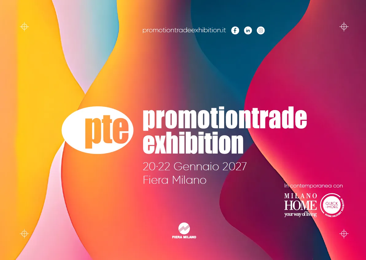 Banner ufficiale PTE - Promotiontrade Exhibition — 20–22 gennaio 2027, Fiera Milano